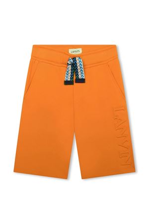 shorts in cotone arancione LANVIN KIDS | N30077419